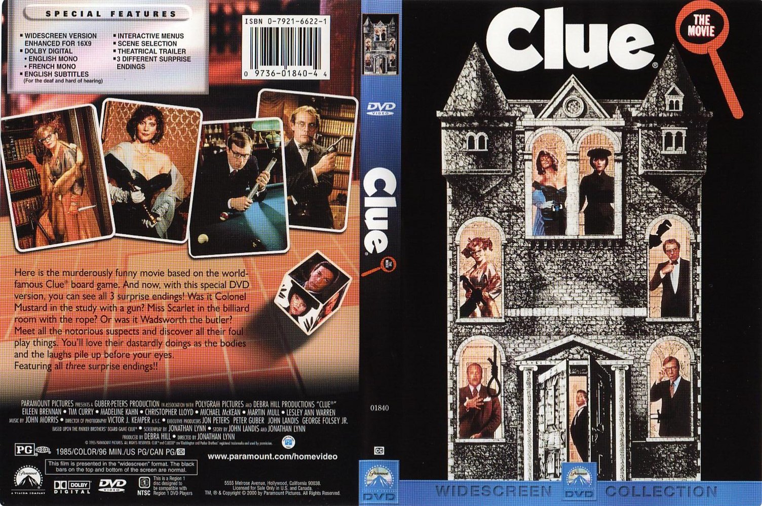 Clue (1985) DVD