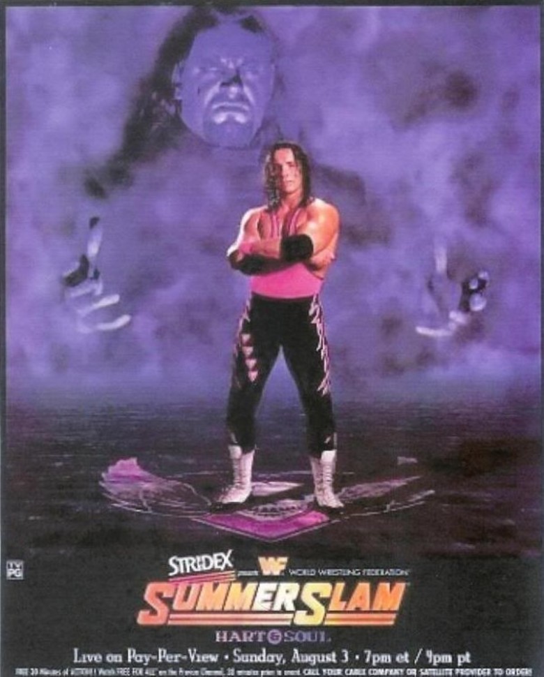 WWF Summerslam 1997 classic WWE  Blu Ray Vhs Keychain 