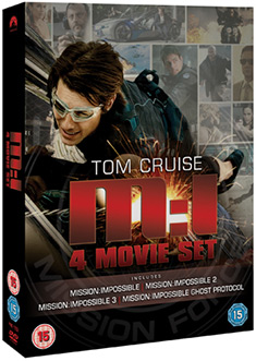 Mission Impossible 1 / 2 / 3 / Ghost Protocol DVD 2011 (Original