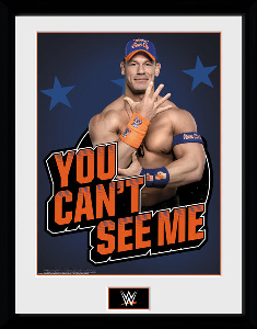 Wwe Cena You Can T See Me Framed Print 30 X 40 Dvd Planet Store